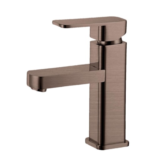 Torneira Para Lavatório Bica Baixa KR216 Bronze Hera Escovado Rubinettos - Imagem principal - 5e883033-799c-44cb-9852-e41986bfafaf