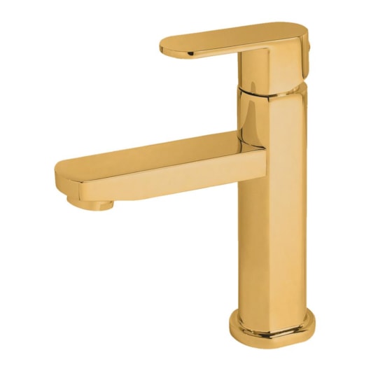 Torneira Para Lavatório Bica Baixa KR216 Gold Matte Rubinettos - Imagem principal - 9d1bb21e-d2e4-49a7-afc9-1f9fafa376cf