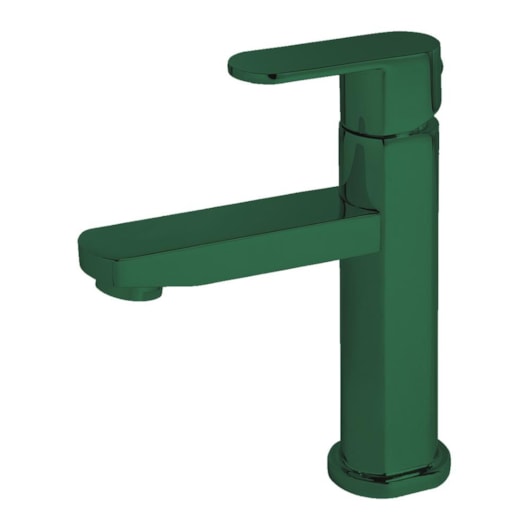 Torneira Para Lavatório Bica Baixa Kr216 Verde Araucária Matte Kromma - Imagem principal - e853e68c-6e6c-4ec4-a613-7614571d1072