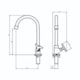 Torneira Para Lavatório De Mesa 1188 15 Bica Alta 1/4v Preto Matte Meber - 8aff29fd-1463-49ea-9b76-637b34de64de
