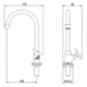 Torneira Para Lavatório De Mesa 1188 C15 1/4 Meber - 0f605175-a252-4846-8391-cd50ec6d92eb
