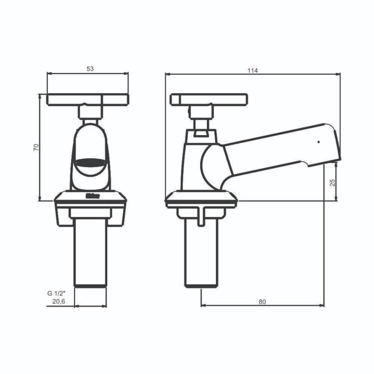 Torneira Para Lavatório De Mesa 1192 15 1/4v Preto Matte Meber