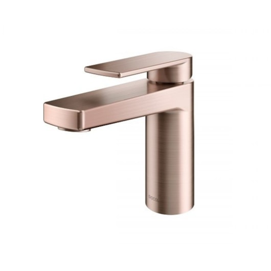 Torneira Para Lavatório De Mesa Argon Bica Baixa Cobre Escovado Docol - Imagem principal - a3da0c51-bf47-4fe4-acd8-e1a6e6f77e46