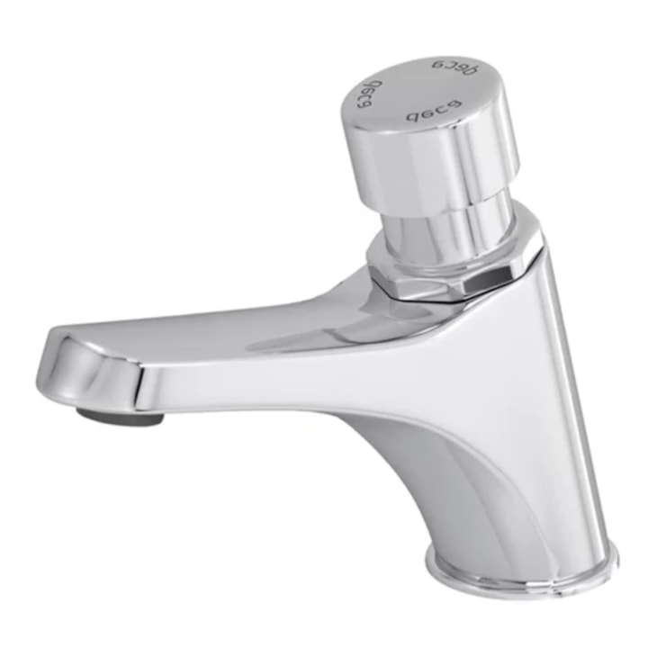 Torneira Para Lavatório De Mesa Automática Decamatic Eco Cromada Deca