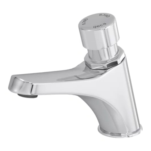 Torneira Para Lavatório De Mesa Automática Temporizada Decamatic Eco Cromada Deca - Imagem principal - 0b3bd590-097c-4829-912f-ccc665a969a6