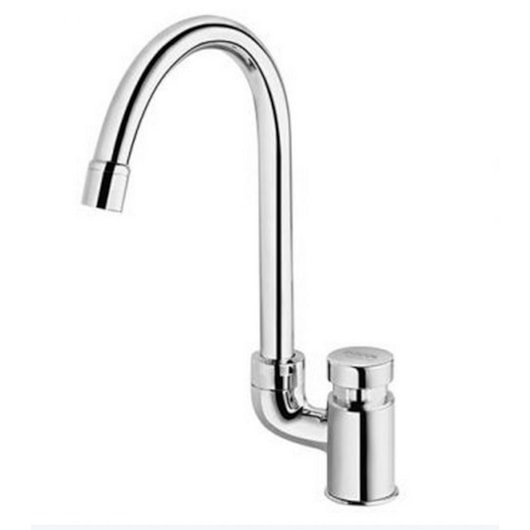 Torneira Para Lavatório De Mesa Bactéria Free Pressmatic Bica Alta Cromada Docol - Imagem principal - ad604c73-daef-4bf5-a1f6-ac1ea844e809