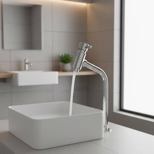 Torneira para Lavatório de Mesa Bello Cromada Romar - Imagem principal - 522822de-02b9-47ae-950f-bd7ab4798794