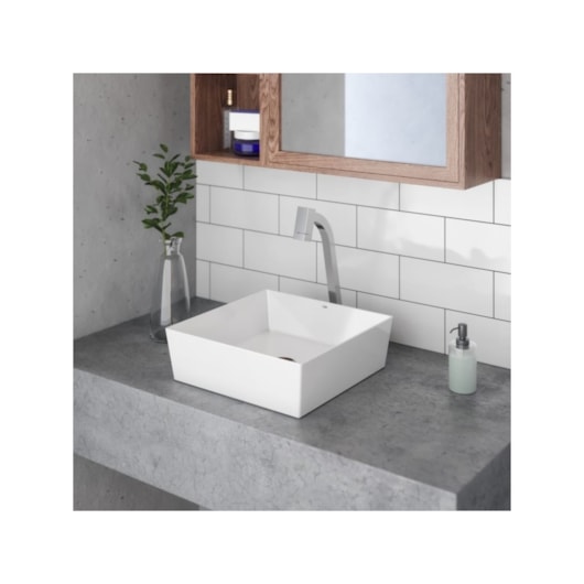 Torneira Para Lavatório De Mesa Bica Alta Basic Plus Cromada Celite - Imagem principal - a877e005-9687-4835-8e65-ecc490dc4f2e