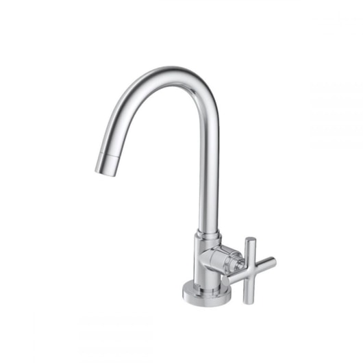 Torneira Para Lavatório De Mesa Bica Alta Duna Clássica Cromado Deca - Imagem principal - c83343ac-6e7d-4633-9711-7415346f5866