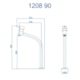Torneira Para Lavatório De Mesa Bica Alta Eva 90 1208 Preto Fosco Fani - 14fffe46-c2dd-45f6-8b18-12ecd52e8c82