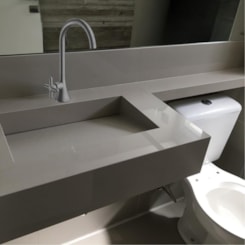 Torneira Para Lavatório De Mesa Bica Alta Liss Grafite Escovado Docol