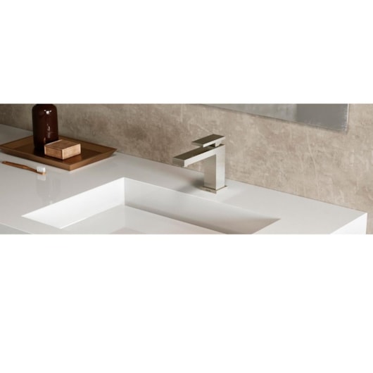 Torneira Para Lavatório De Mesa Bica Alta New Edge Cobre Escovado Docol - Imagem principal - 71e87329-57e4-41c7-ac08-3c200ee0ccdd