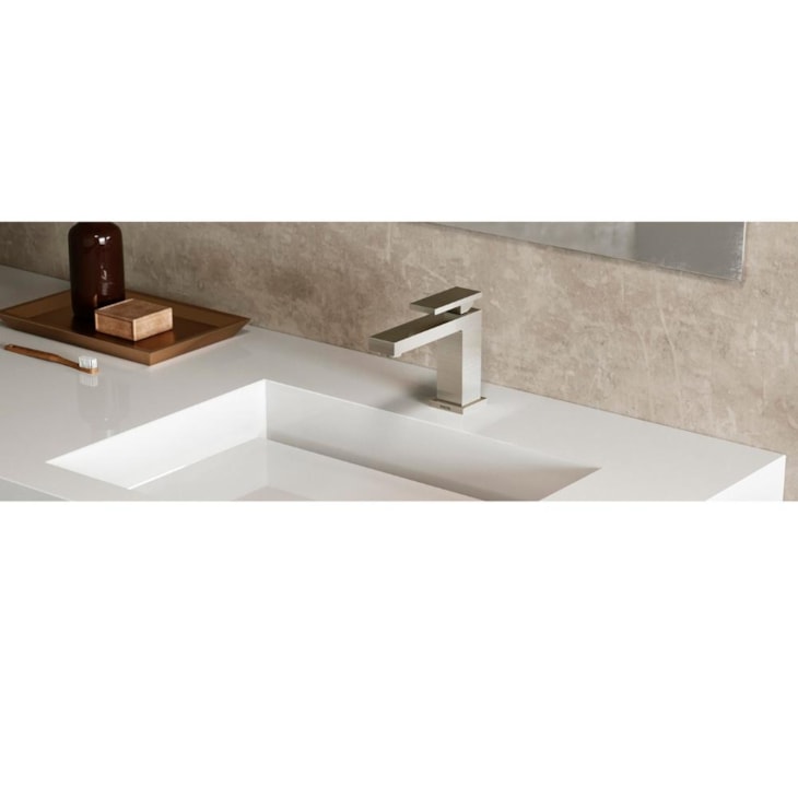 Torneira Para Lavatório De Mesa Bica Alta New Edge Cobre Escovado Docol