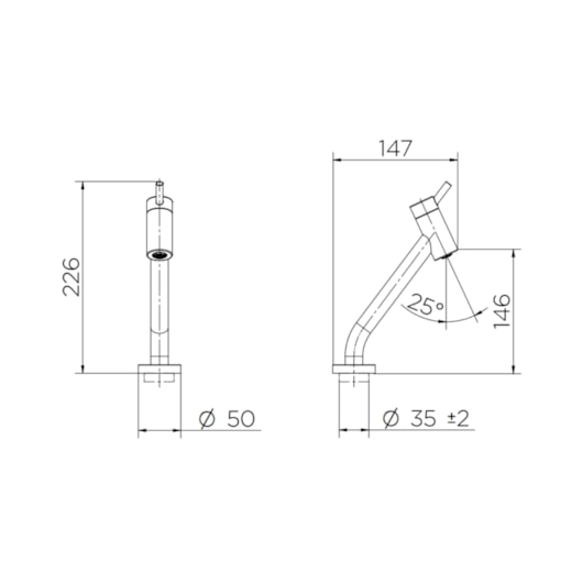 Torneira Para Lavatório De Mesa Bica Baixa Cromado Nova Lóggica Docol - Imagem principal - 385e56dd-ddba-4019-bc52-7ff14f6de651