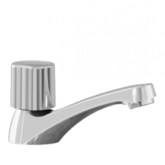 Torneira Para Lavatório De Mesa Bica Baixa Nova Petra Cromado Fabrimar DN15 - Imagem principal - 4d780f13-1223-4b50-9214-0f5f3c016804