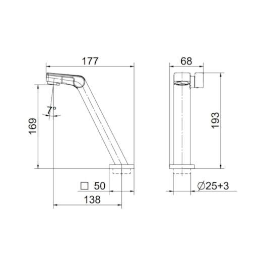 Torneira Para Lavatório De Mesa Bica Baixa Stillo Grafite Escovado Docol - Imagem principal - b2101504-6cf7-400a-92ae-f8dc03a28e5f