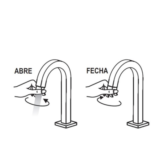 Torneira Para Lavatório De Mesa Bica Baixa Tube Black Matte Deca - Imagem principal - af7944d4-a966-47b2-bab1-08640dc312ca