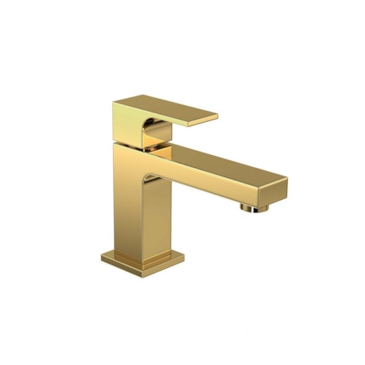 Torneira Para Lavatório De Mesa Bica Baixa Unic Gold Deca - Imagem principal - fe408ad4-4248-4c08-a194-5b71ad8e2bea