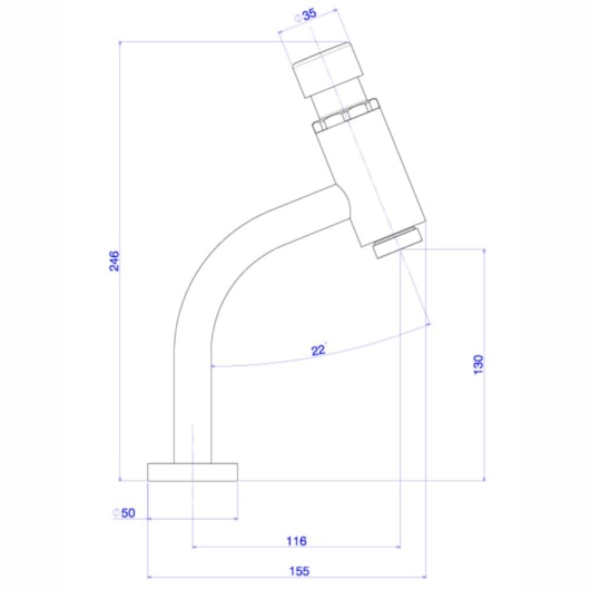 Torneira Para Lavatório De Mesa Decamatic Bica Alta Cromado Deca - Imagem principal - 1a3814a3-3e6e-4dfc-ac33-dc47114dc59e