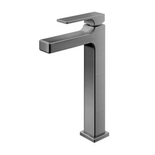 Torneira Para Lavatório De Mesa Edge Bica Alta Grafite Escovado Docol - Imagem principal - 28572f0a-722d-408a-b614-b0daea99f75e