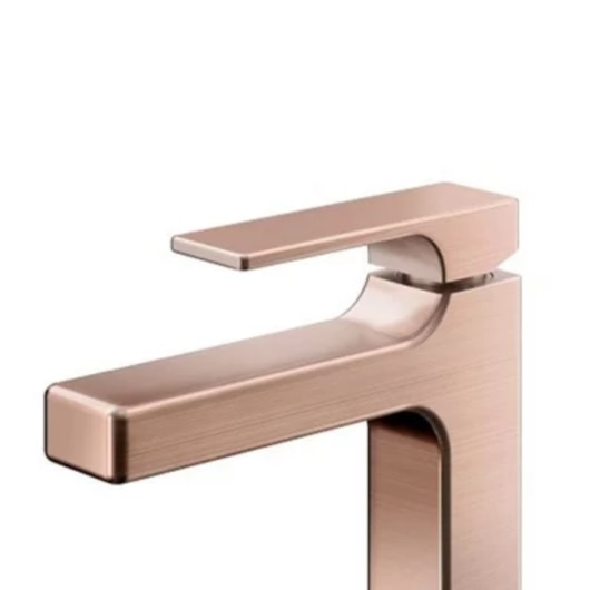 Torneira Para Lavatório De Mesa Edge Bica Baixa Cobre Escovado Docol - Imagem principal - 52823943-4ccf-47a8-80a9-0674057ca46a