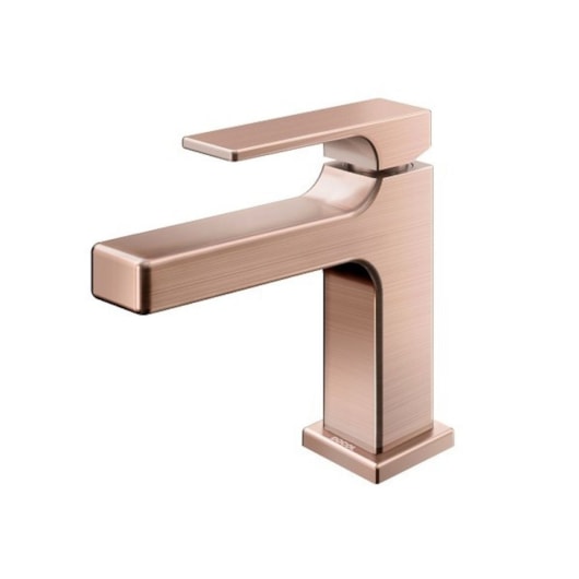 Torneira Para Lavatório De Mesa Edge Bica Baixa Cobre Escovado Docol - Imagem principal - 6d6c9103-19ef-4015-b7d5-8ed4a46b2d6e