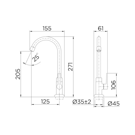 Torneira Para Lavatório De Mesa Gali Bica Alta Cromada Docol - Imagem principal - b5d2f931-6c7f-4e6d-bdba-23653ea97247