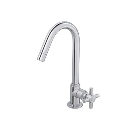 Torneira Para Lavatório De Mesa Izy Bica Alta Cromado Deca - Imagem principal - 3c49b2e6-16a0-4e7d-815a-44dd153d2ebc
