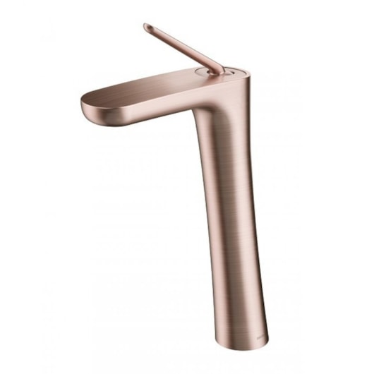 Torneira Para Lavatório De Mesa Kaila Bica Alta Cobre Escovado Docol - Imagem principal - 316a81d7-142d-48c1-87e8-8701877f7a8b