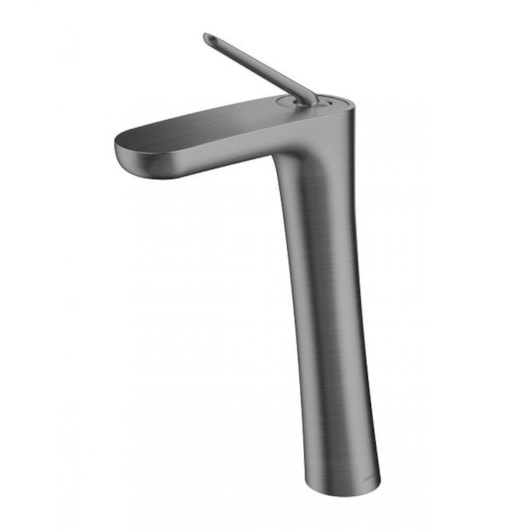 Torneira Para Lavatório De Mesa Kaila Bica Alta Grafite Escovado Docol - Imagem principal - e4674173-df02-411d-8691-4ba210785d11