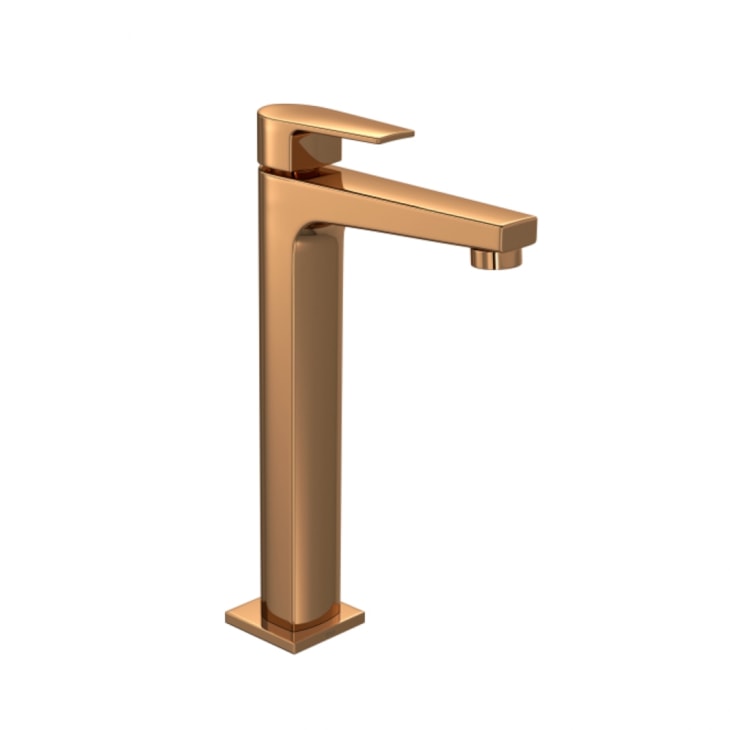 Torneira Para Lavatório De Mesa Level Bica Alta Red Gold Deca