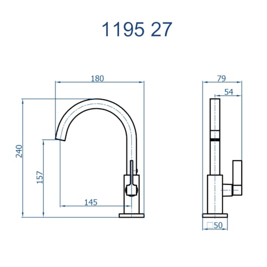 Torneira Para Lavatório De Mesa Liz 27 Cromado Fani - Imagem principal - b5897c55-33d1-4609-b038-233d73784440