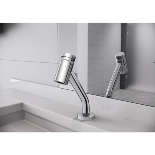 Torneira Para Lavatório De Mesa Loggica Matic Bica Baixa Cromada Docol - Imagem principal - 88cde591-5b2b-49dd-813c-cf5b563cb5f8