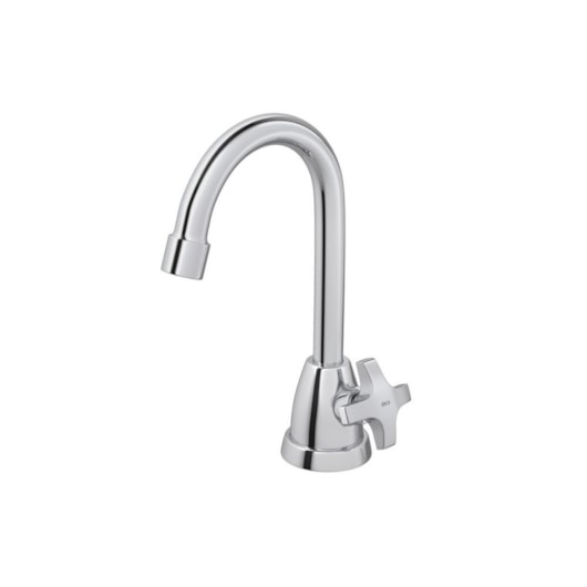 Torneira Para Lavatório De Mesa Max Bica Alta Cromado Deca - Imagem principal - ffefc749-1274-4353-8791-39627b7fc59f
