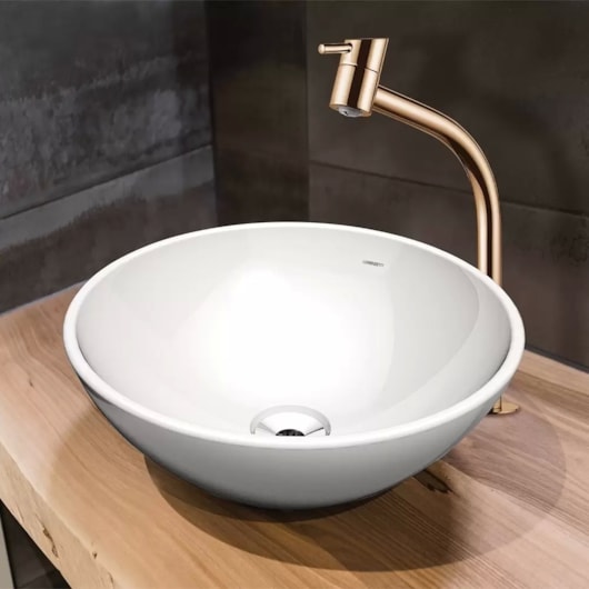 Torneira Para Lavatório De Mesa Para Cuba De Apoio Swan 1198 C42 Rose Gold Lorenzetti - Imagem principal - c4741f64-73f2-42a1-a0ec-f54a9616679d