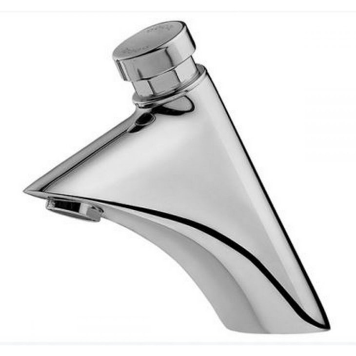 Torneira Para Lavatório De Mesa Pressmatic Noblese Cromada Docol