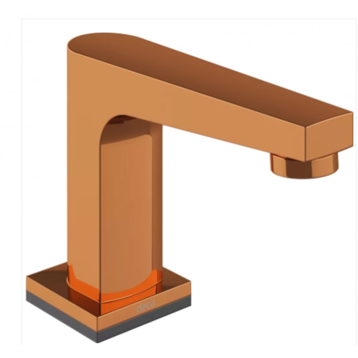 Torneira Para Lavatório De Mesa Sense Bica Baixa Red Gold Deca