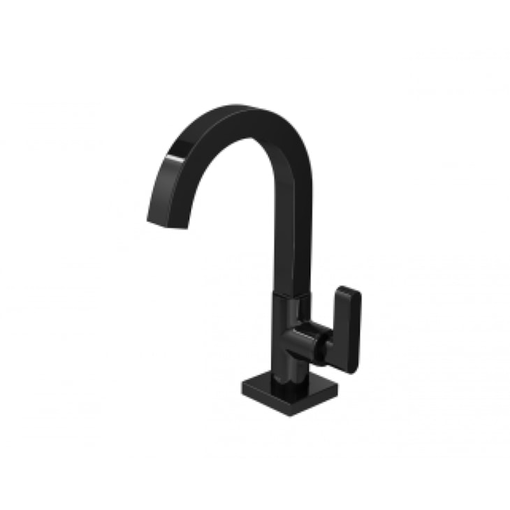 Torneira Para Lavatório De Mesa Soul Bica Alta Black Noir Deca