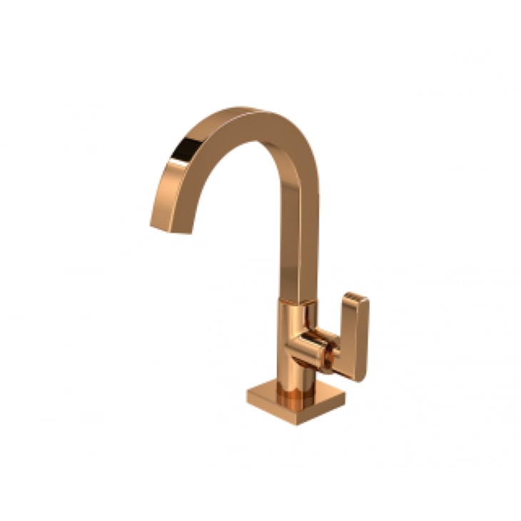 Torneira Para Lavatório De Mesa Soul Bica Alta Red Gold Deca