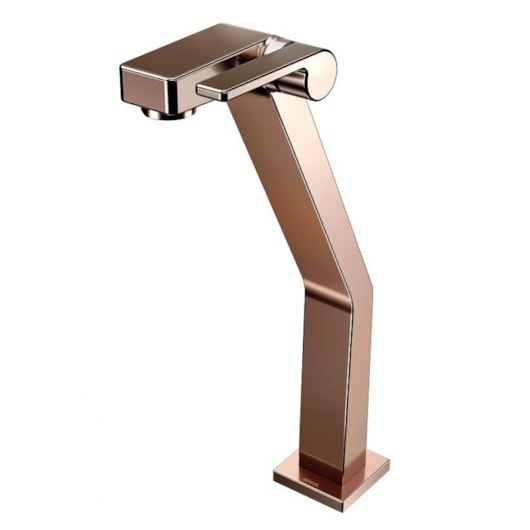 Torneira Para Lavatório De Mesa Stillo Bica Alta Cobre Polido Docol - Imagem principal - 0aba511d-a2bf-4365-891f-0f220133f996