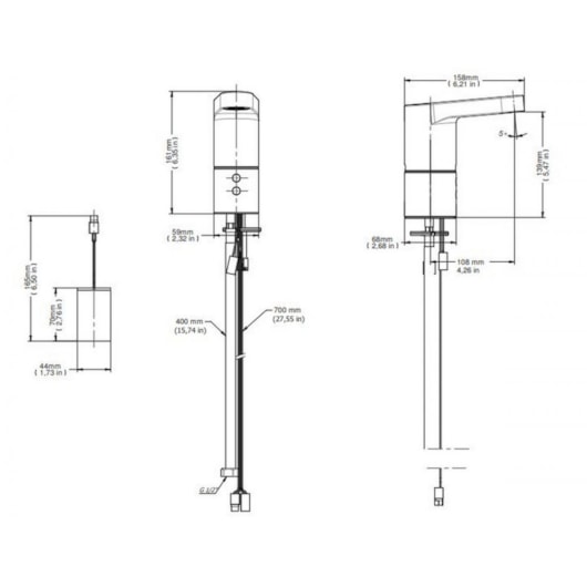 Torneira Para Lavatório De Mesa Tronic Formatta Cromada Docol - Imagem principal - 22d64cdc-97a6-4feb-89fb-985bdd7dab29