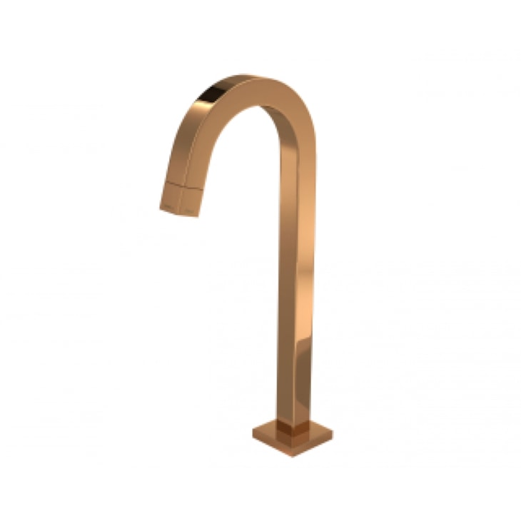 Torneira Para Lavatório De Mesa Tube Bica Alta Red Gold Deca
