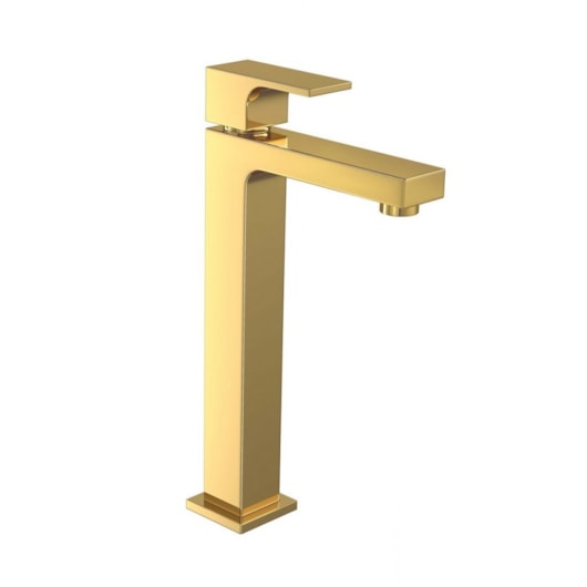 Torneira Para Lavatório De Mesa Unic Bica Alta 1189 Gold Deca - Imagem principal - 4f7bf2d7-799b-4254-9d44-a6b58caba451