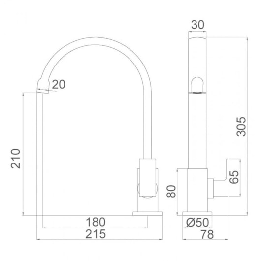 Torneira Para Lavatório De Mesa Vogue 1195 C98 Cromada Lorenzetti - Imagem principal - 1f68acd4-a2a9-4b3d-90ef-5e312928000b