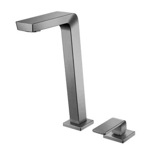 Torneira Para Lavatório De Mesa Vougan Bica Alta Grafite Escovado Docol - Imagem principal - df53a7a9-bd57-45e2-a102-f422e58da41e