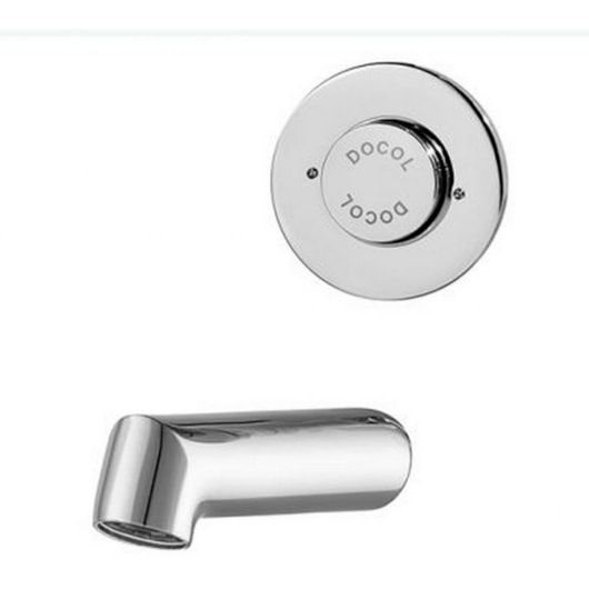 Torneira Para Lavatório De Parede 85mm Com Ciclo Fixo Pressmatic Antivandalismo Cromada Docol - Imagem principal - 95dbed96-45e7-44eb-9e21-76ffc60a8ac1