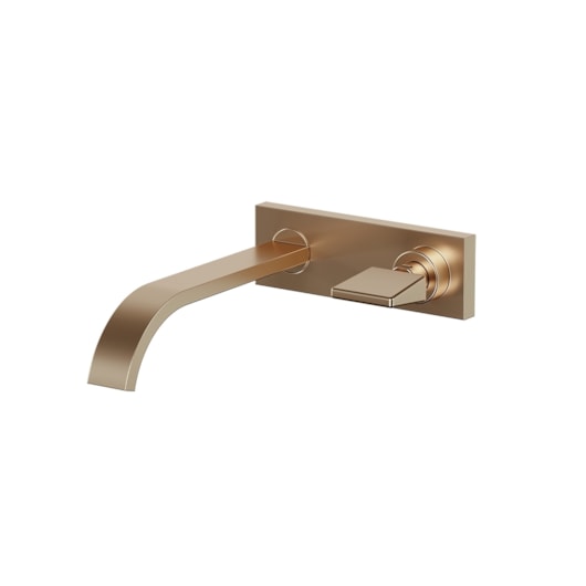 Torneira Para Lavatório De Parede Com Acionamento Lateral Prima 210 1189 Champagne Fani - Imagem principal - eb72b78b-f4e5-4211-82e5-5149f7a4c43e