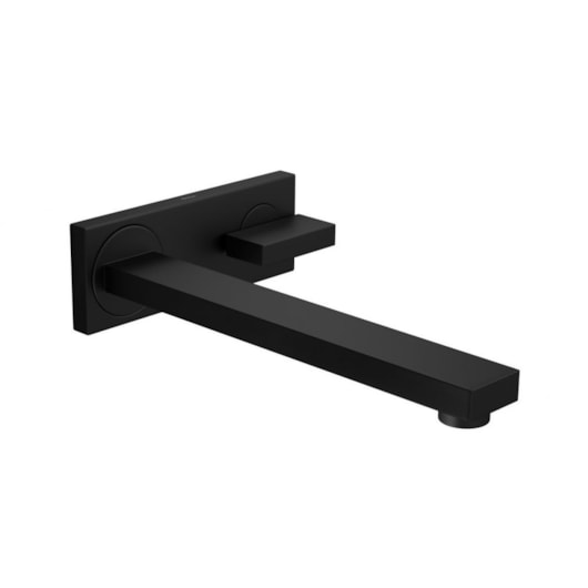 Torneira Para Lavatório De Parede Com Chapa Dream Black Matte Deca - Imagem principal - dd887167-5653-4c65-a0e7-9476e0e35cce