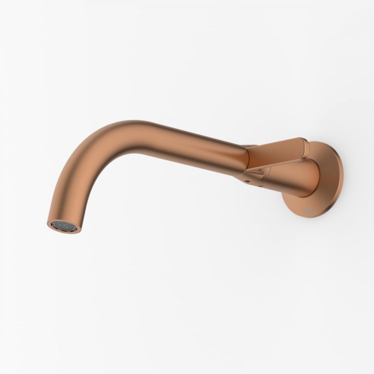 Torneira Para Lavatório De Parede Design Matte Rose Gold Celite
