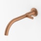 Torneira Para Lavatório De Parede Design Matte Rose Gold Celite - e8f303b3-629f-4134-be51-5dcf49656473